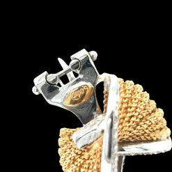Boucles d'oreilles à clip en or et diamants Harpo's Italia