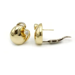 Boucles d'oreilles - Or jaune & Diamants