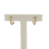 Boucles d'oreilles 2 Ors Diamants