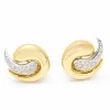 Boucles d'Oreilles 2 Ors Diamants