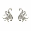 Boucles d'oreilles à tige en diamant