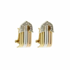Boucles d'oreilles à tige en diamant