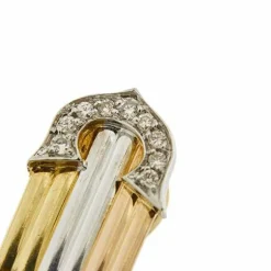 Boucles d'oreilles à tige en diamant