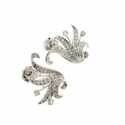 Boucles d'oreilles à tige en diamant