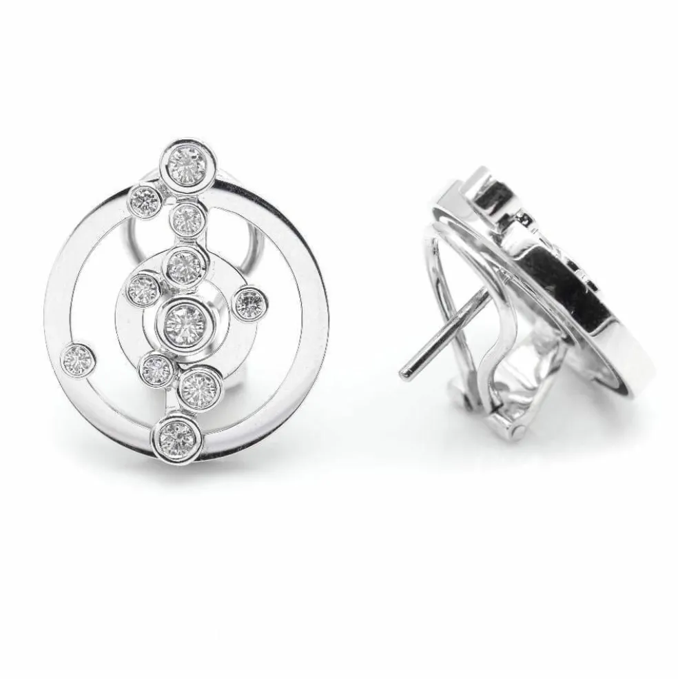 Boucles d'oreilles ADAGIO en or et diamants