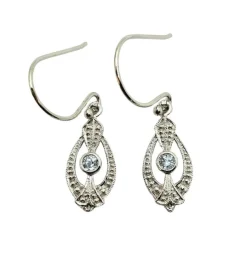 Boucles d'oreilles Aigue-marines