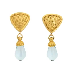 Boucles d'oreilles aigue-marine Maija Neimanis