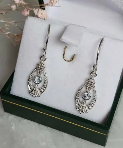 Boucles d'oreilles Aigue-marines