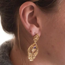 Boucles d'oreilles Améthyste