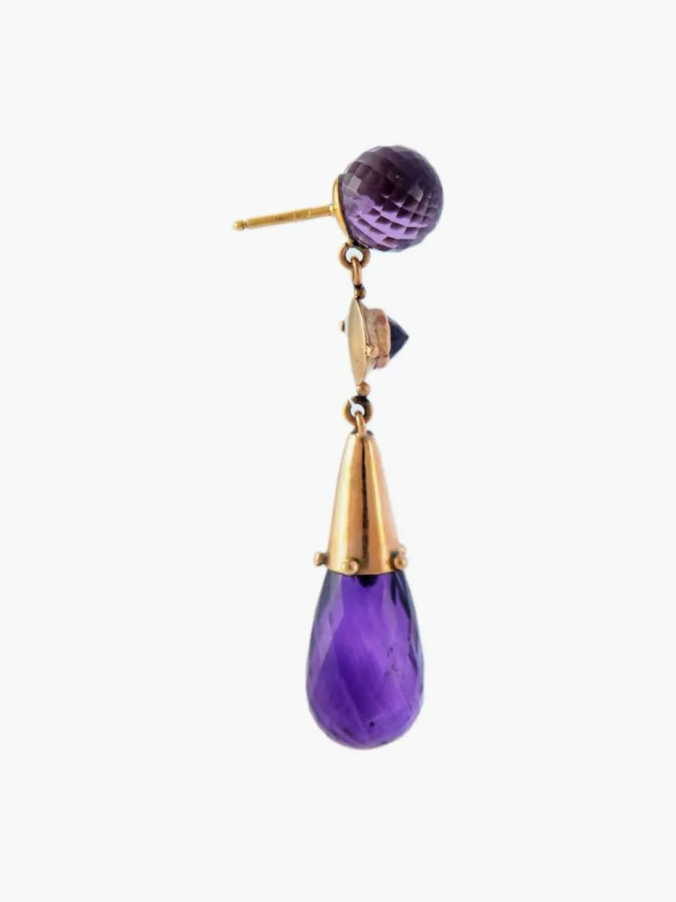 Boucles d'oreilles Améthystes