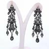 BOUCLES D'OREILLES ANCIENNES - OR ROSE ET ARGENT - ÉPOQUE VICTORIENNE