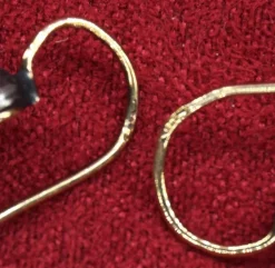 Boucles d'oreilles antiques de l'époque victorienne
