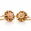 Boucles d'oreilles Art Déco en or jaune 18 carats