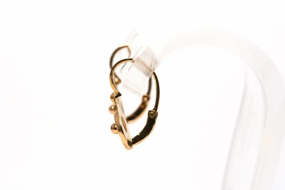 Boucles d'oreilles Art Déco en or jaune