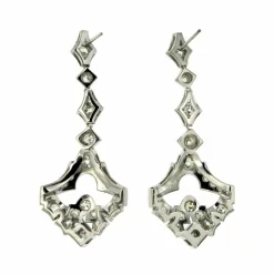 Boucles d'oreilles Art Déco Diamant