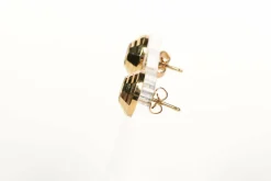 Boucles d'oreilles Art Déco en or jaune