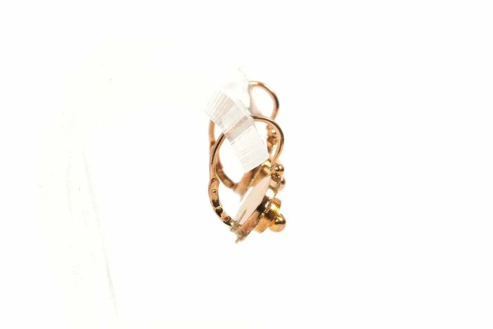 Boucles d'oreilles Art Déco en or jaune 18 carats