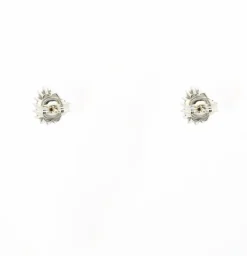 Boucles d'oreilles avec saphirs de Ceylan