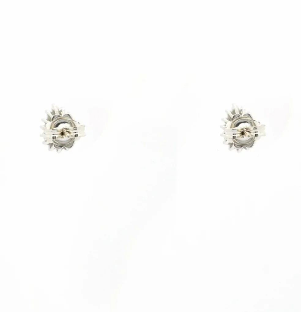 Boucles d'oreilles avec saphirs de Ceylan