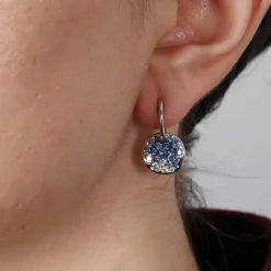 Boucles d'oreilles BLUE SKY en or blanc et diamants