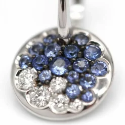 Boucles d'oreilles BLUE SKY en or blanc et diamants