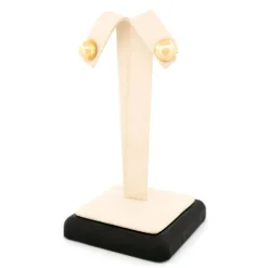 Boucles d'oreilles boule or jaune