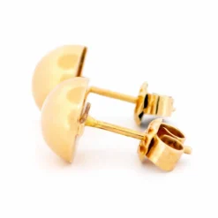 Boucles d'oreilles boule or jaune