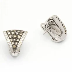 Boucles d'oreilles CENTOVENTUNO Or blanc Diamants