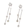 Boucles d'oreilles Chaînette Diamants