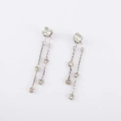 Boucles d'oreilles Chaînette Diamants
