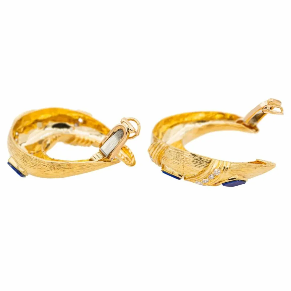Boucles d'oreilles Clip Or jaune Diamant