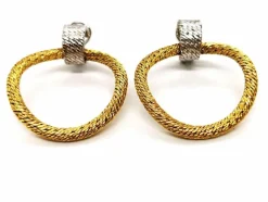 Boucles d'oreilles Clips Or jaune, Or blanc