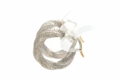 Boucles d'oreilles contemporaines en or blanc 18 carats