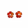 Boucles d’oreilles Cornaline Diamant