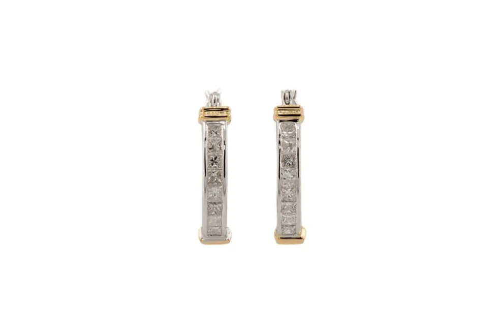 Boucles d'oreilles créoles en or jaune
