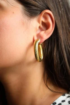 Boucles d'oreilles Créoles Or jaune