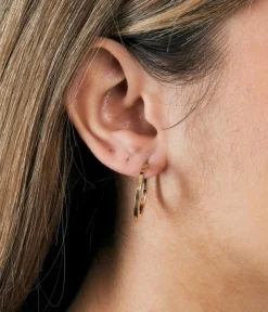 Boucles d'oreilles créoles or jaune
