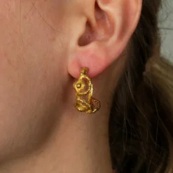BOUCLES D'OREILLES CRÉOLES "EPHEMERAL"