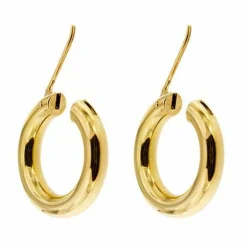 Boucles d'oreilles créoles bombées