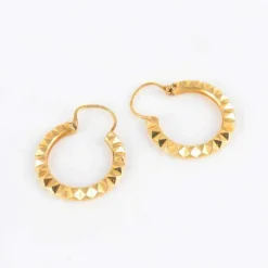 Boucles d'oreilles créoles Or jaune