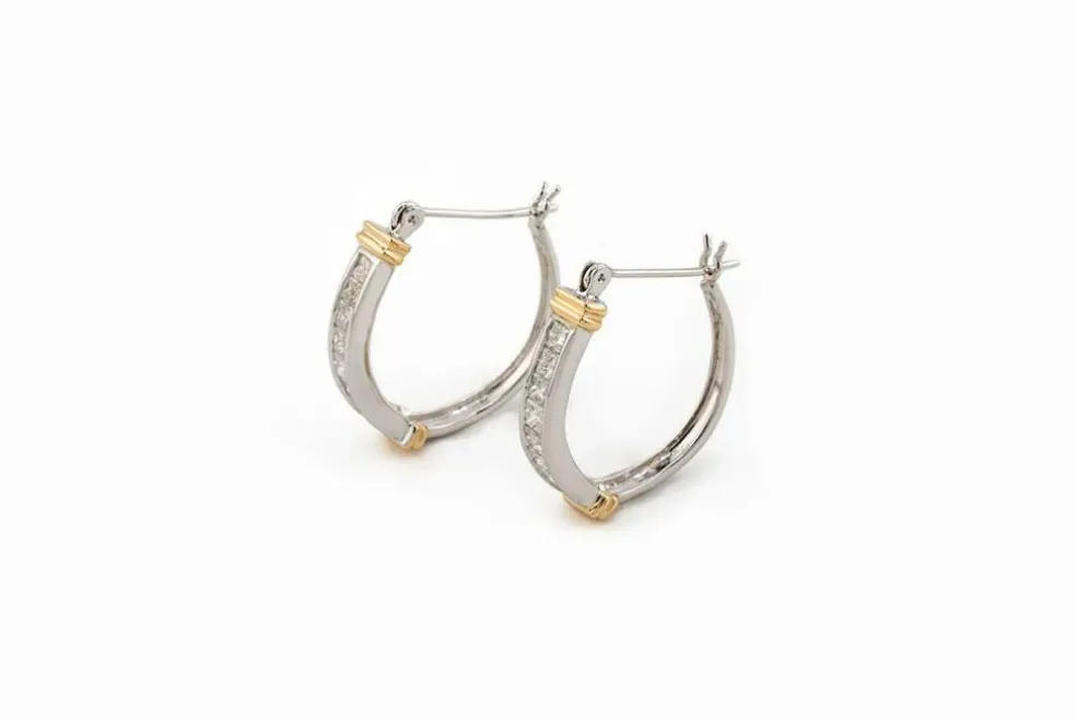 Boucles d'oreilles créoles en or jaune