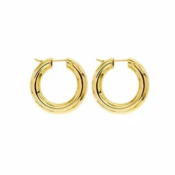 Boucles d'oreilles créoles bombées