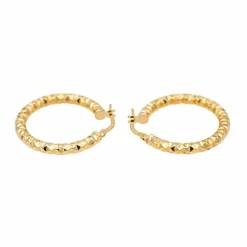 Boucles d'oreilles Créoles Or jaune