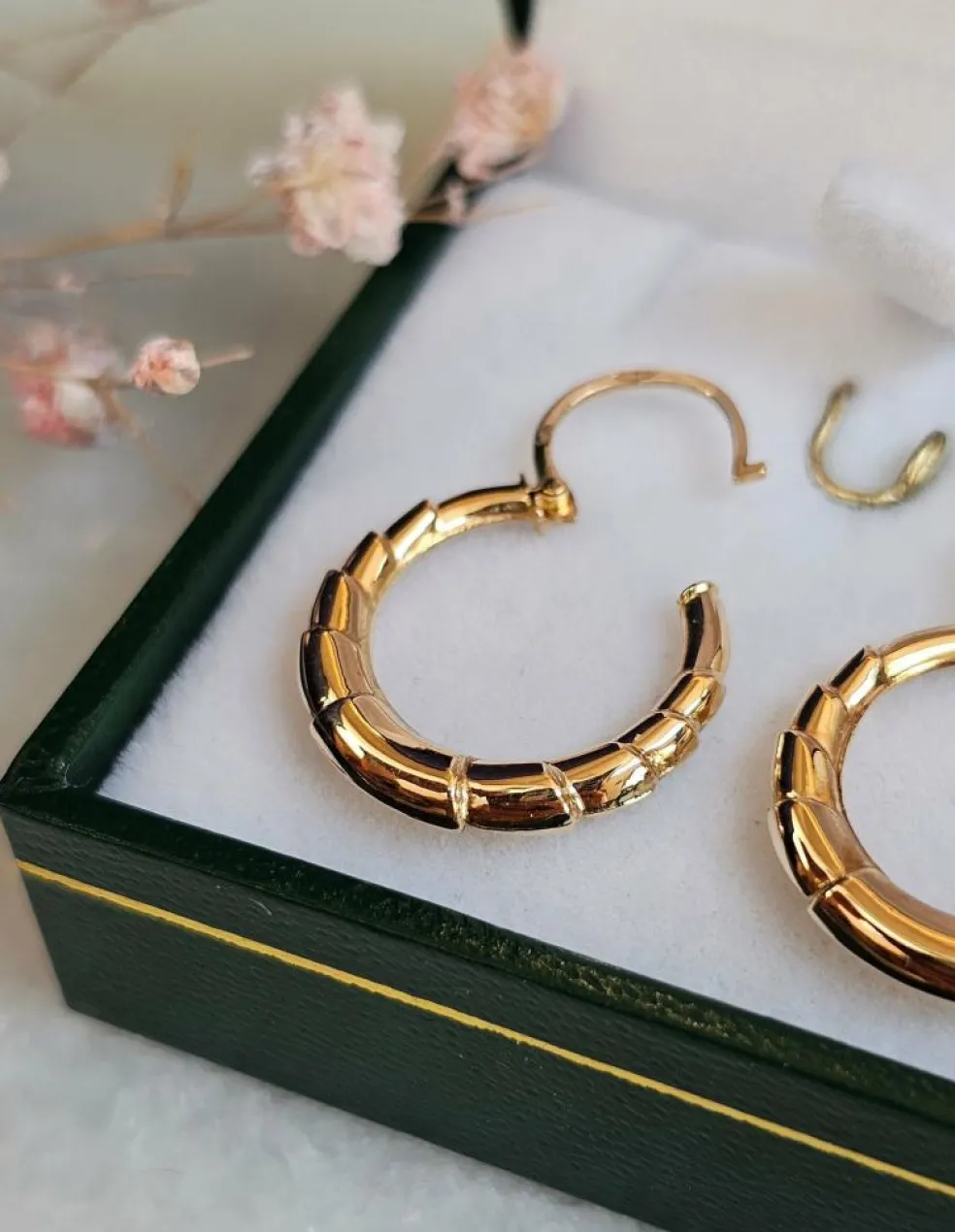 Boucles d'oreilles créoles Or rose