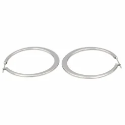 Boucles d'oreilles Créoles Or blanc
