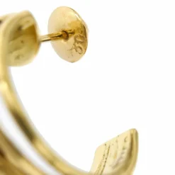 Boucles d'oreilles créoles Or jaune Diamants