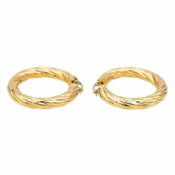 Boucles d'oreilles Créoles Or jaune