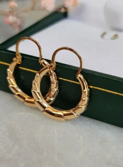 Boucles d'oreilles créoles Or rose