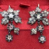 Boucles d'oreilles de l'époque victorienne