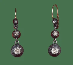 Boucles d'oreilles de l'époque victorienne